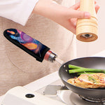 Light Up Bowling Pins Print Skillet Handle Cover
