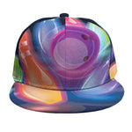 Light Up Bowling Pins Print Snapback Cap