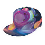 Light Up Bowling Pins Print Snapback Cap