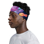 Light Up Bowling Pins Print Sports Headband