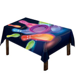 Light Up Bowling Pins Print Tablecloth