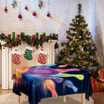 Light Up Bowling Pins Print Tablecloth