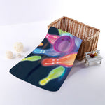 Light Up Bowling Pins Print Towel