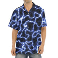 Lightning Chain Print Aloha Shirt