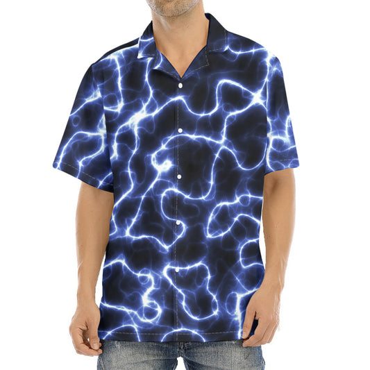 Lightning Chain Print Aloha Shirt