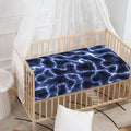 Lightning Chain Print Baby Crib Sheet