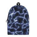 Lightning Chain Print School Backpack