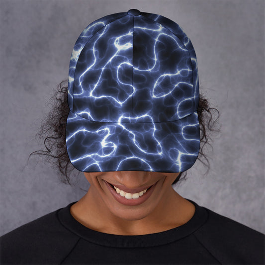 Lightning Chain Print Baseball Cap