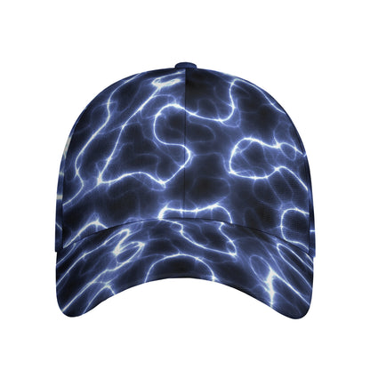 Lightning Chain Print Baseball Cap