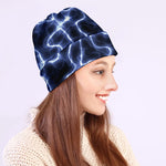 Lightning Chain Print Beanie