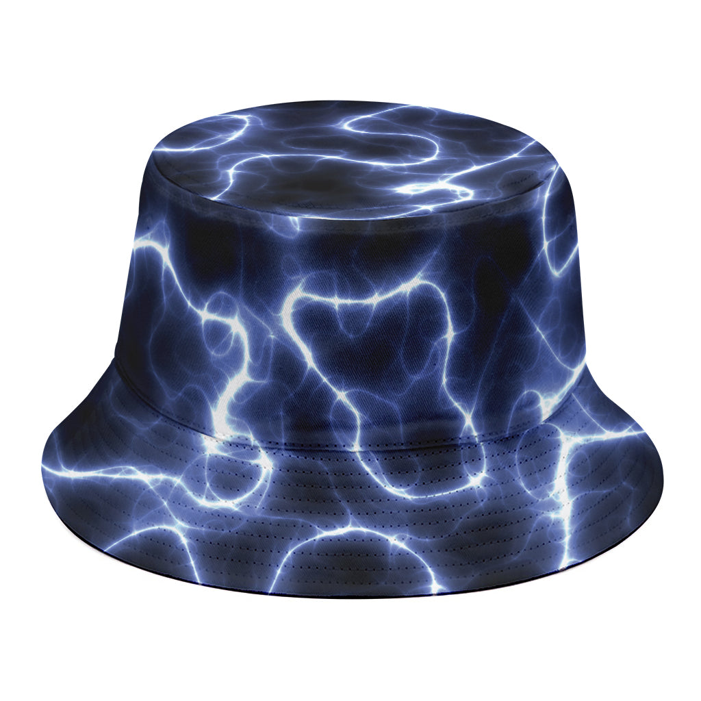 Lightning Chain Print Bucket Hat