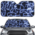 Lightning Chain Print Car Windshield Sun Shade
