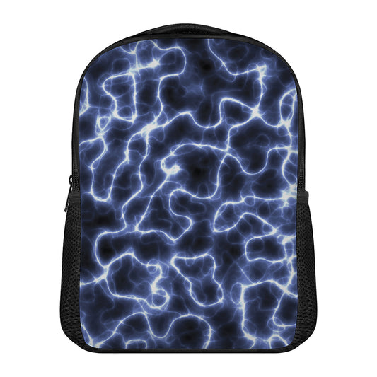 Lightning Chain Print Casual Backpack