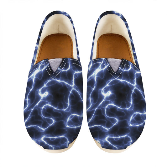 Lightning Chain Print Casual Shoes