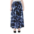 Lightning Chain Print Chiffon Maxi Skirt