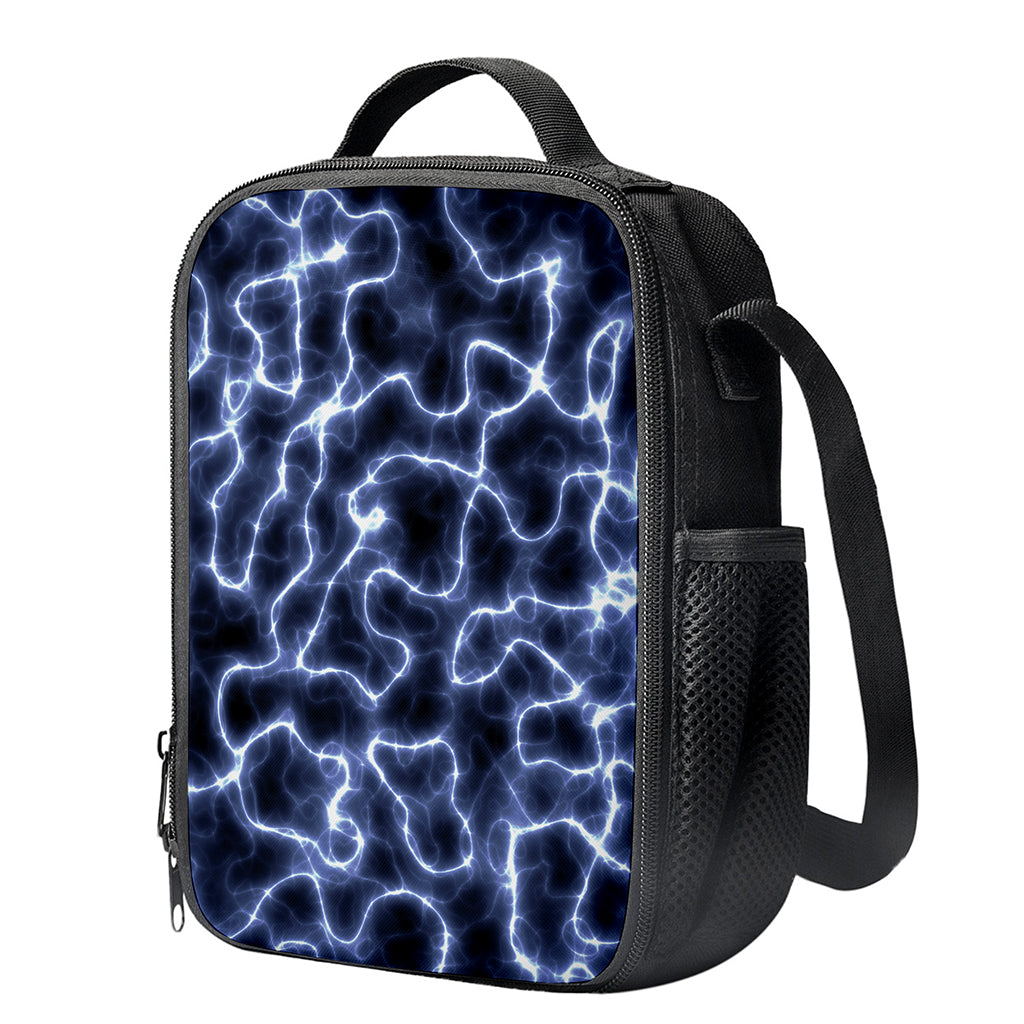 Lightning Chain Print Crossbody Lunch Bag