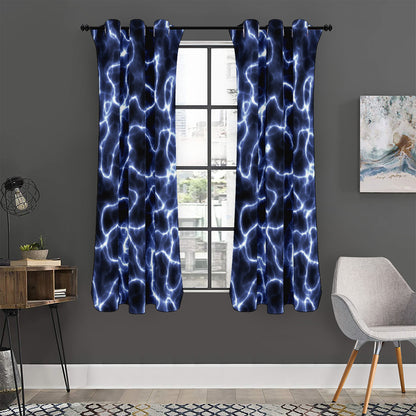 Lightning Chain Print Curtain