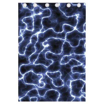 Lightning Chain Print Curtain