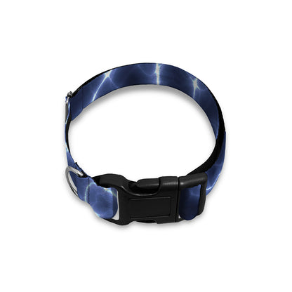 Lightning Chain Print Dog Collar
