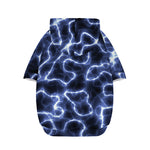 Lightning Chain Print Dog Zip Up Hoodie