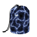 Lightning Chain Print Drawstring Makeup Bag
