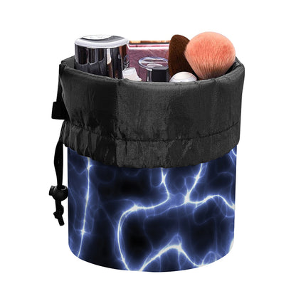 Lightning Chain Print Drawstring Makeup Bag