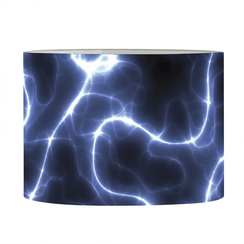 Lightning Chain Print Drum Lamp Shade
