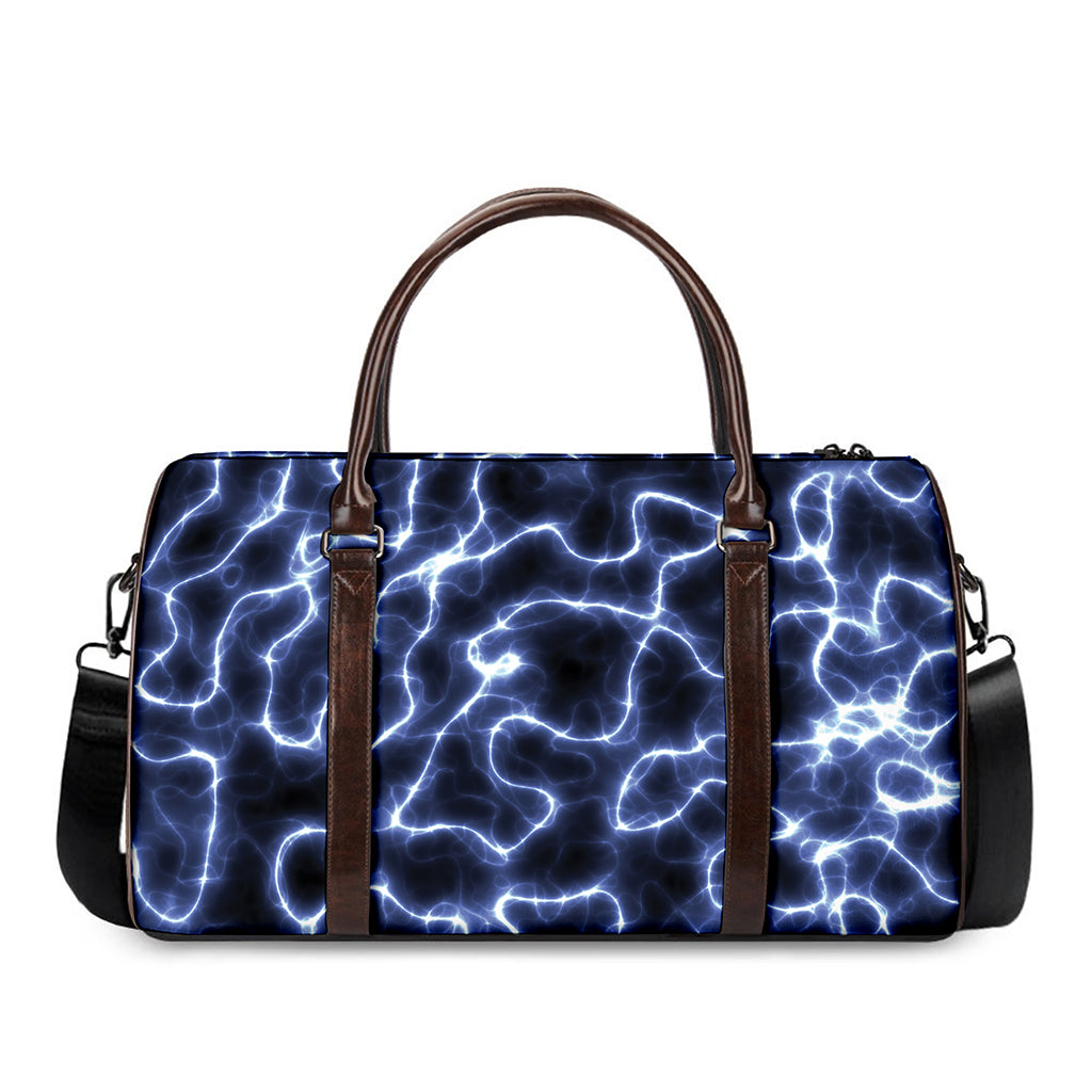 Lightning Chain Print Duffle Bag