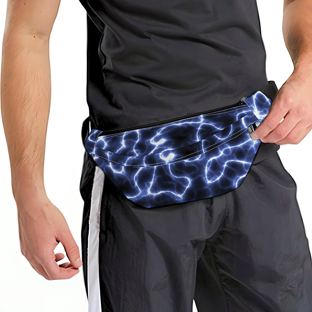 Lightning Chain Print Fanny Pack