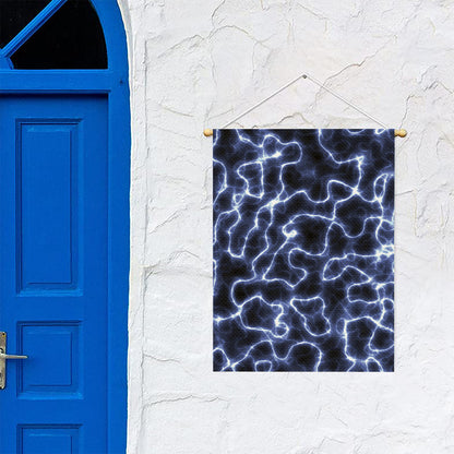 Lightning Chain Print Garden Flag