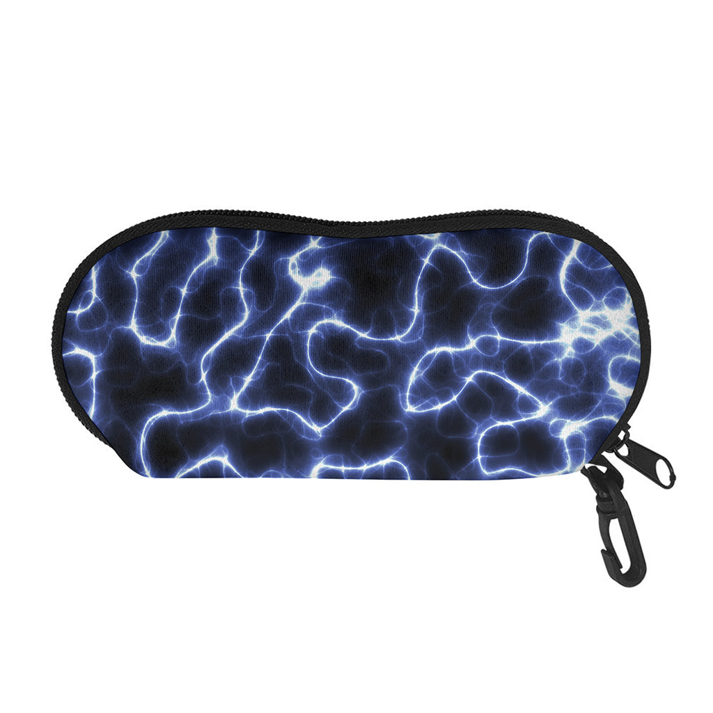 Lightning Chain Print Glasses Case