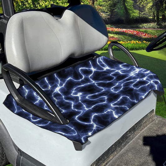 Lightning Chain Print Golf Cart Seat Cover