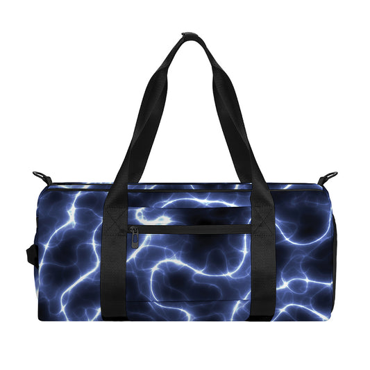 Lightning Chain Print Gym Bag