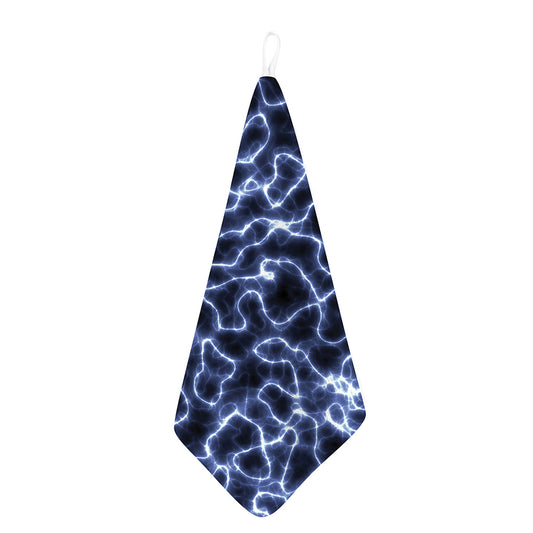 Lightning Chain Print Hand Towel