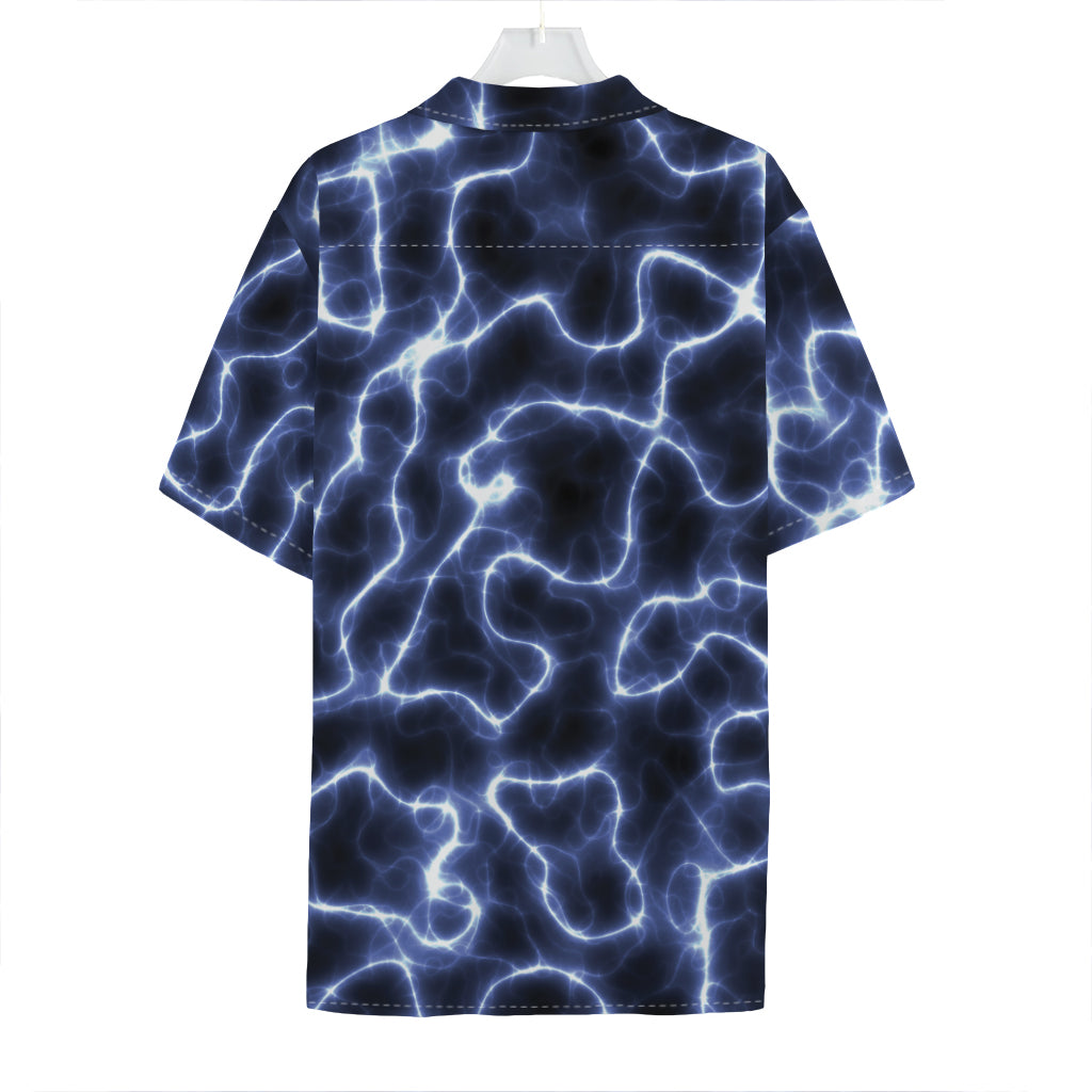 Lightning Chain Print Hawaiian Shirt