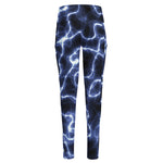 Lightning Chain Print High-Waisted Pocket Leggings