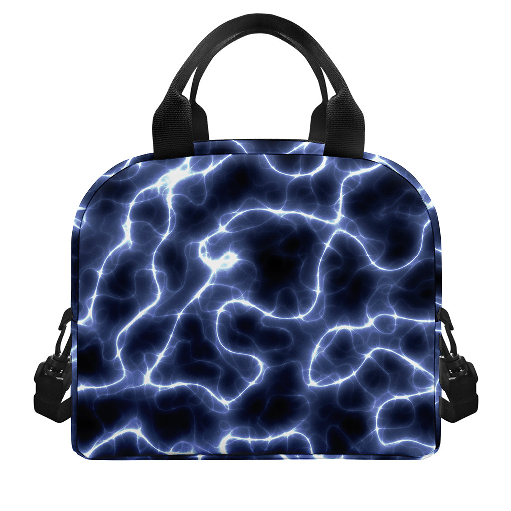 Lightning Chain Print Insulated Lunch Bag