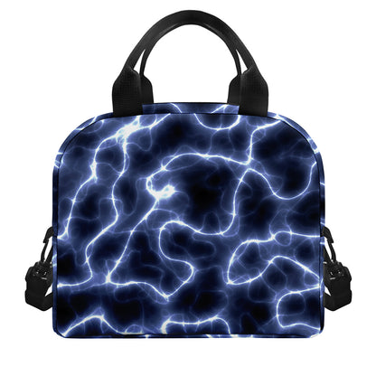 Lightning Chain Print Insulated Lunch Bag