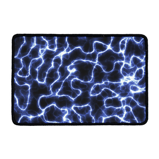 Lightning Chain Print Kitchen Mat