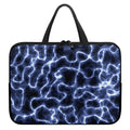 Lightning Chain Print Laptop Sleeve With Handle