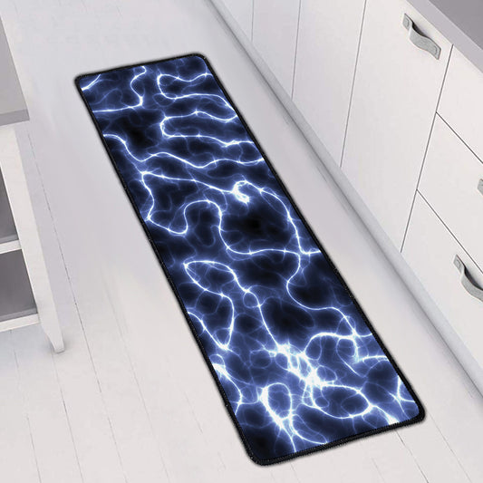 Lightning Chain Print Long Kitchen Mat