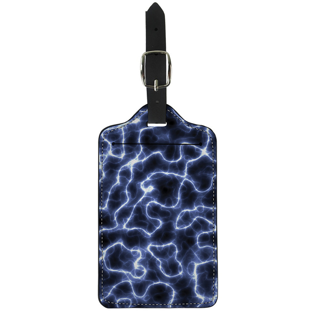Lightning Chain Print Luggage Tag