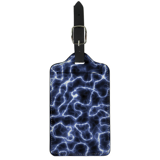 Lightning Chain Print Luggage Tag