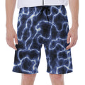 Lightning Chain Print Men's Beach Shorts