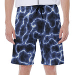 Lightning Chain Print Men's Beach Shorts