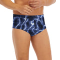 Lightning Chain Print Men's Briefs