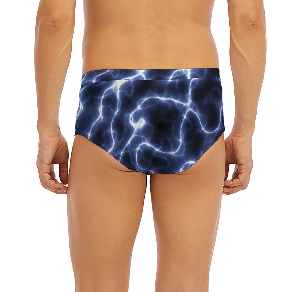 Lightning Chain Print Men's Briefs