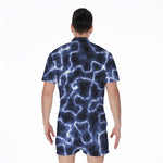 Lightning Chain Print Men's Rompers