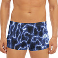 Lightning Chain Print Men's Short Boxer Briefs