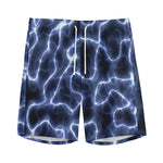 Lightning Chain Print Men's Sports Shorts